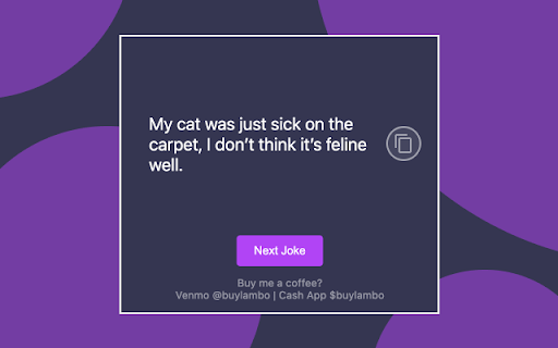 SimplyA Joke  from Chrome web store to be run with OffiDocs Chromium online