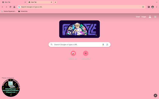 Simply Light Pink  from Chrome web store to be run with OffiDocs Chromium online
