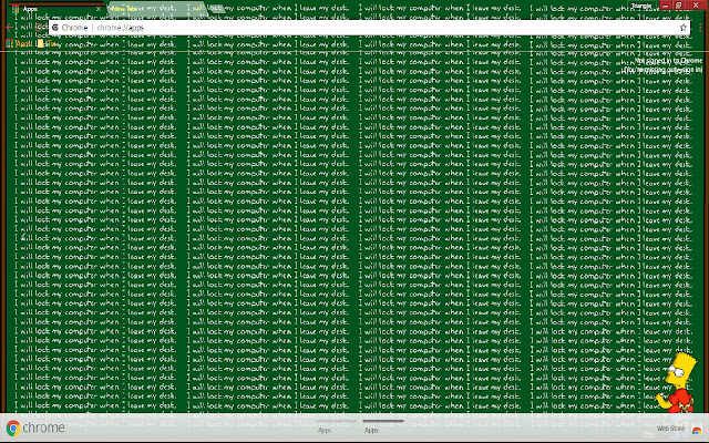 Simpsons green board 1920*1080  from Chrome web store to be run with OffiDocs Chromium online
