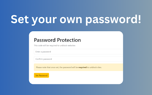 SiteBlockPlus  from Chrome web store to be run with OffiDocs Chromium online