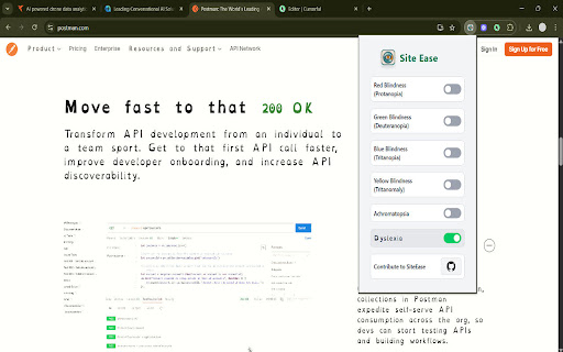 Site Ease  from Chrome web store to be run with OffiDocs Chromium online