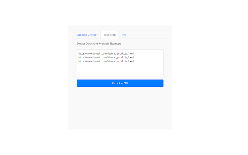 Sitemap Checker  from Chrome web store to be run with OffiDocs Chromium online