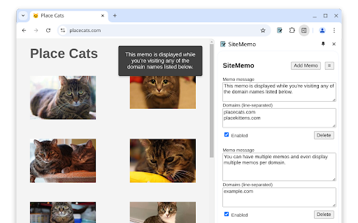 SiteMemo  from Chrome web store to be run with OffiDocs Chromium online