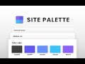 Site Palette  from Chrome web store to be run with OffiDocs Chromium online