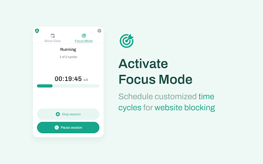 Site Site Blocker: Stay focused  Block websites  from Chrome web store to be run with OffiDocs Chromium online