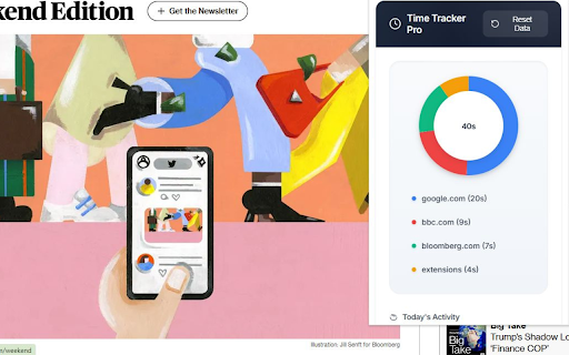 Site Time Tracker Pro  from Chrome web store to be run with OffiDocs Chromium online