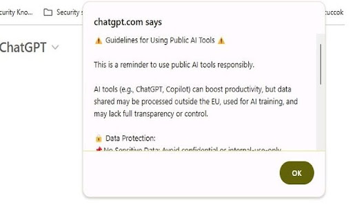 Site Visit Pop Up  from Chrome web store to be run with OffiDocs Chromium online