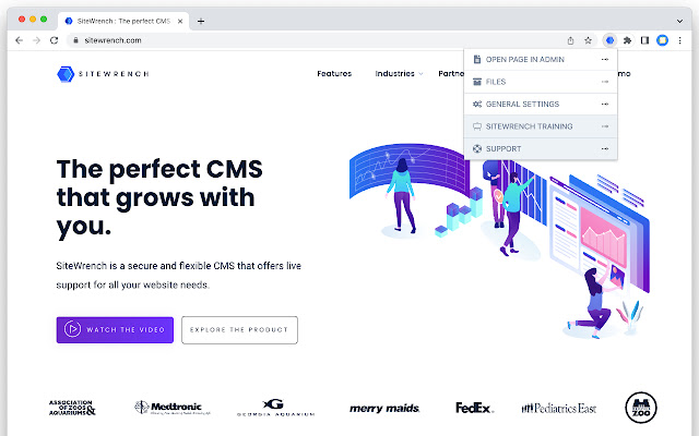 SiteWrench Assistant  from Chrome web store to be run with OffiDocs Chromium online