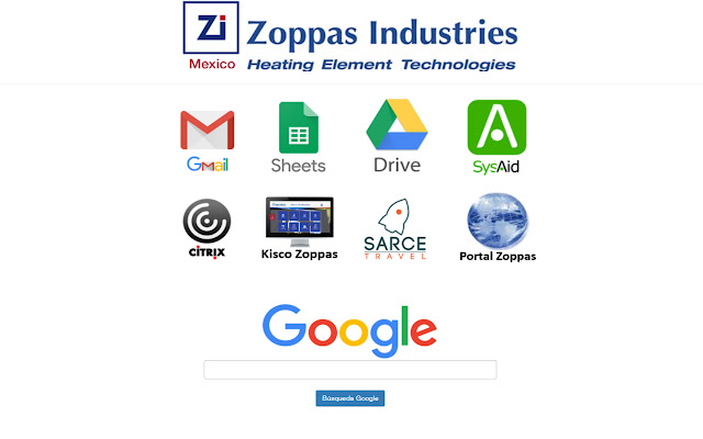 Sitios Frecuentes Zoppas Industries Mexico  from Chrome web store to be run with OffiDocs Chromium online