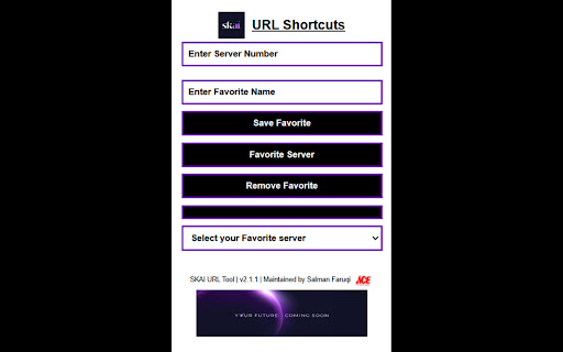 SKAI URL ADMIN  from Chrome web store to be run with OffiDocs Chromium online