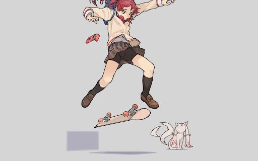 Skateboard Jump (Madoka Magica)  from Chrome web store to be run with OffiDocs Chromium online
