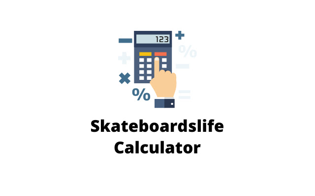 skateboardslife Calculator  from Chrome web store to be run with OffiDocs Chromium online