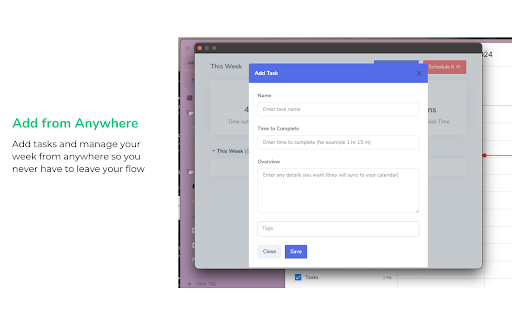 Skedio  from Chrome web store to be run with OffiDocs Chromium online