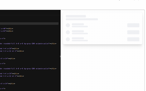 Skeleton Loader AI  from Chrome web store to be run with OffiDocs Chromium online