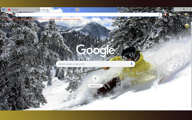 滑雪 | 来自 Chrome 网上商店的 1366x768 将与 OffiDocs Chromium 在线一起运行
