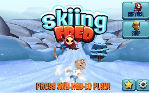 Skiing Fred Unblocked Games  from Chrome web store to be run with OffiDocs Chromium online
