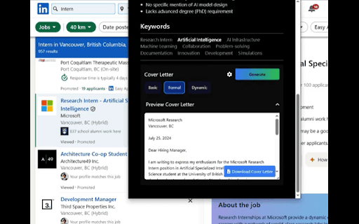 SkillSync.  from Chrome web store to be run with OffiDocs Chromium online