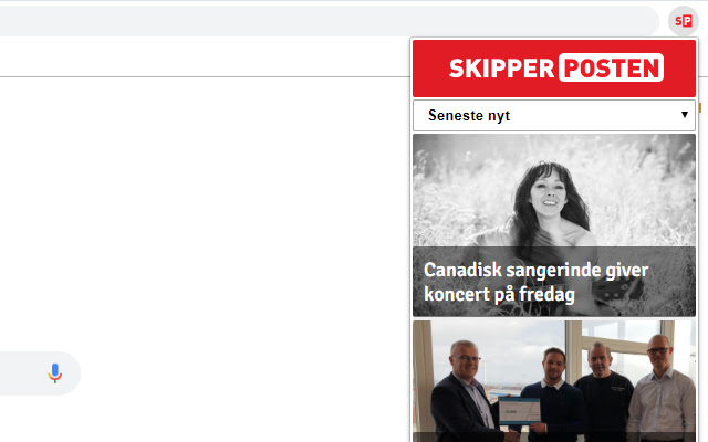 Skipperposten.dk  from Chrome web store to be run with OffiDocs Chromium online