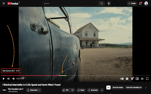 Skippy YouTube Sponsor Skipper  from Chrome web store to be run with OffiDocs Chromium online