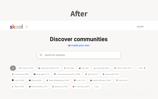 Skool Group Count  from Chrome web store to be run with OffiDocs Chromium online