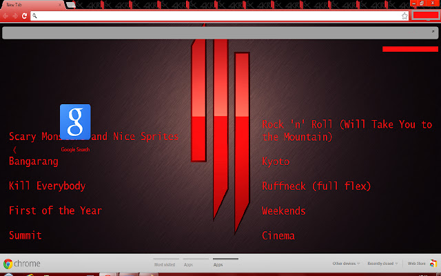 Skrillex  from Chrome web store to be run with OffiDocs Chromium online