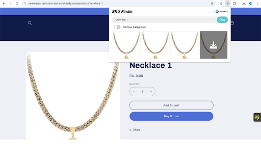 SKU Finder and Image Downloader  from Chrome web store to be run with OffiDocs Chromium online