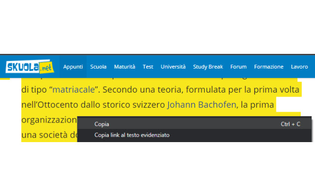 Skuola.net CopiaIncolla  from Chrome web store to be run with OffiDocs Chromium online