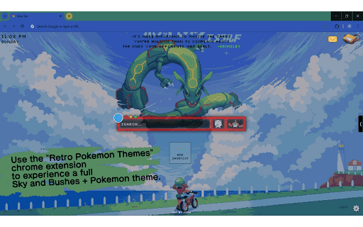 Sky and Bushes  from Chrome web store to be run with OffiDocs Chromium online