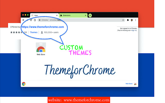 Sky Blue Theme  from Chrome web store to be run with OffiDocs Chromium online