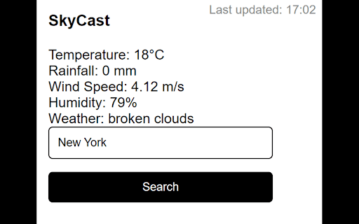 SkyCast  from Chrome web store to be run with OffiDocs Chromium online
