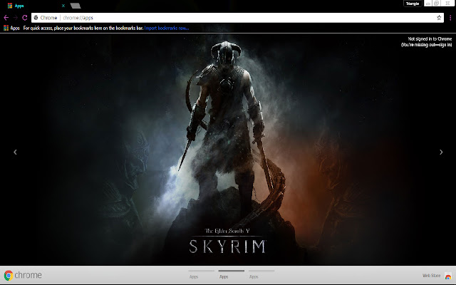 Skyrim Dark 1920X1080  from Chrome web store to be run with OffiDocs Chromium online