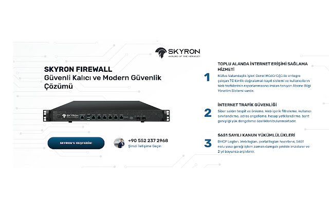 Skyron Firewall  from Chrome web store to be run with OffiDocs Chromium online