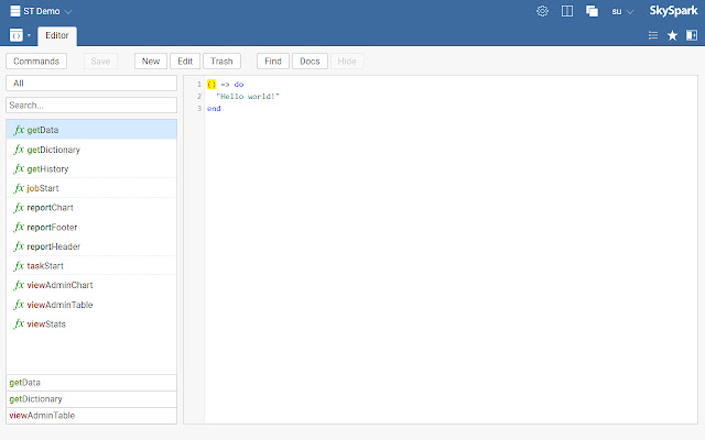 SkySpark Tweaks  from Chrome web store to be run with OffiDocs Chromium online