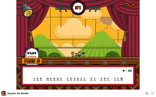 Skywire VIP Shuffle Game Solve Celebrity Riddles with Visual Clues!  from Chrome web store to be run with OffiDocs Chromium online