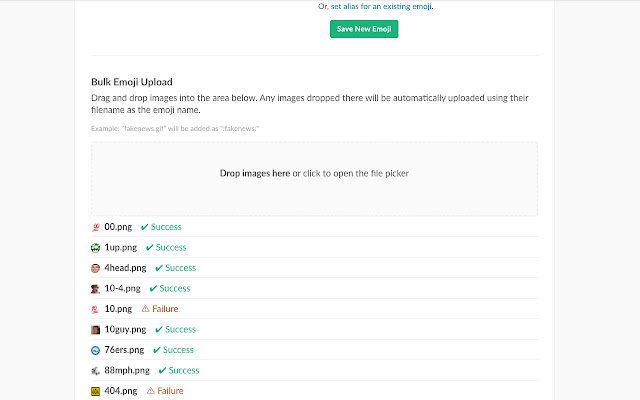 Slack Emoji Manager  from Chrome web store to be run with OffiDocs Chromium online