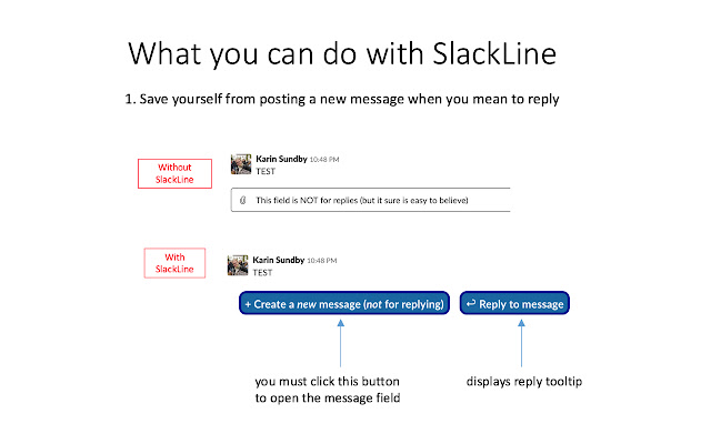 SlackLine  from Chrome web store to be run with OffiDocs Chromium online