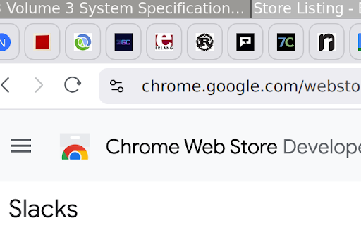 Slacks  from Chrome web store to be run with OffiDocs Chromium online