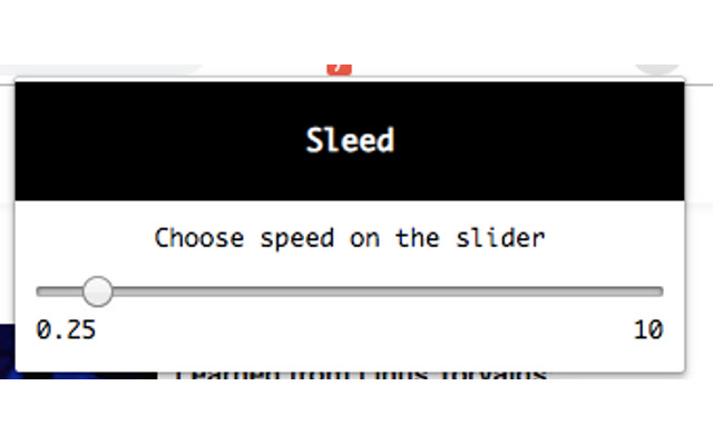 Sleed  from Chrome web store to be run with OffiDocs Chromium online