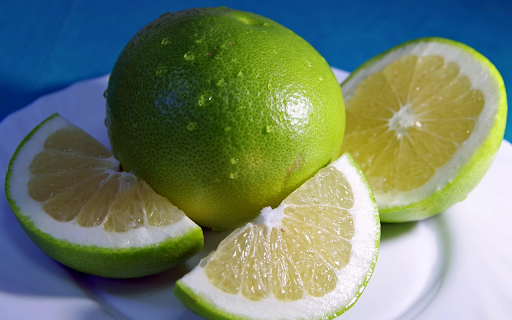 Sliced ​​lemon plate  from Chrome web store to be run with OffiDocs Chromium online