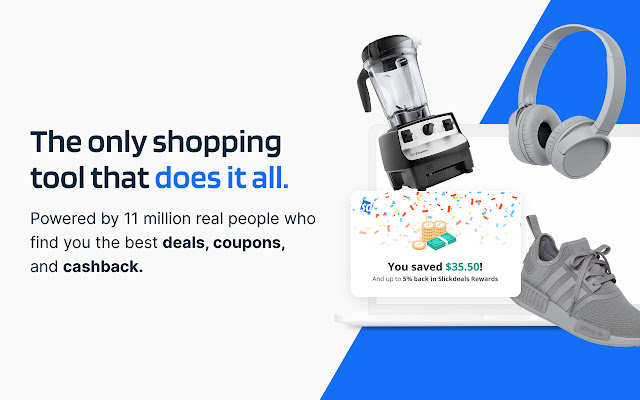 Slickdeals: Automatic Coupons and Deals  from Chrome web store to be run with OffiDocs Chromium online