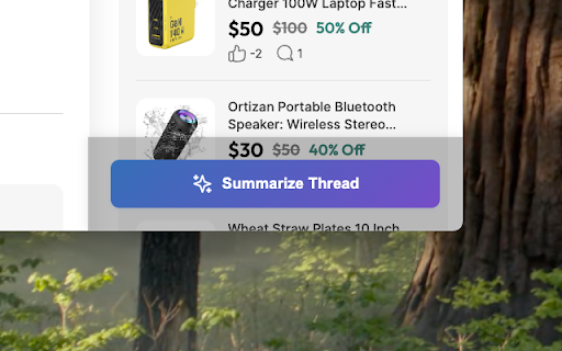 SlickSummarizer  from Chrome web store to be run with OffiDocs Chromium online