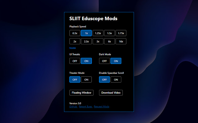 SLIIT Eduscope Mods  from Chrome web store to be run with OffiDocs Chromium online