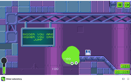 Slime Laboratory Game Explore a Creative Physics Playground!  from Chrome web store to be run with OffiDocs Chromium online