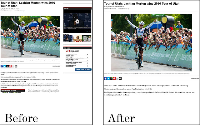 SLTrib+  from Chrome web store to be run with OffiDocs Chromium online