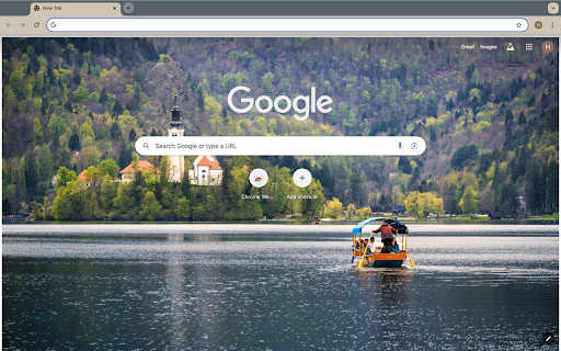 small boat and lake  from Chrome web store to be run with OffiDocs Chromium online
