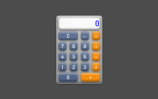 Small Browser Calculator  from Chrome web store to be run with OffiDocs Chromium online