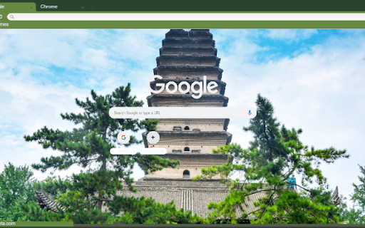 Small Wild Goose Pagoda  from Chrome web store to be run with OffiDocs Chromium online
