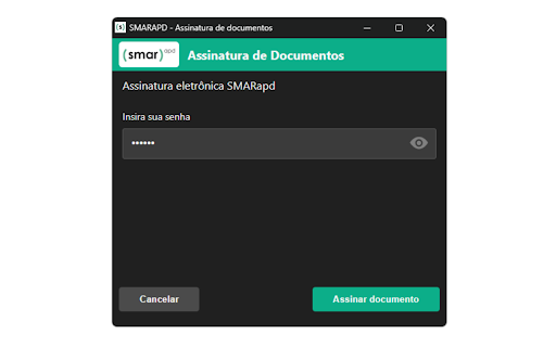 SMARAPD Assinatura de documentos  from Chrome web store to be run with OffiDocs Chromium online