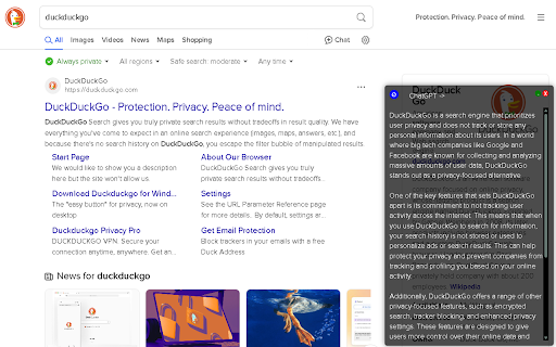 Smart AI Search Assist ChatGPT Results Next to Google, Bing  More  from Chrome web store to be run with OffiDocs Chromium online