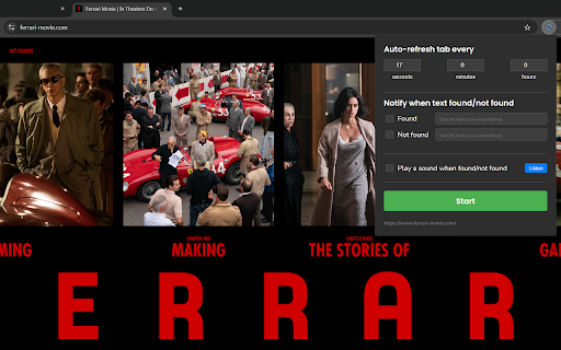 Smart Auto Refresh  Notify  from Chrome web store to be run with OffiDocs Chromium online
